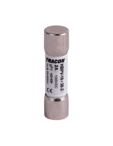 Fusible 10x38 8A pour applications photovoltaïques 1000Vdc