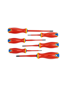 Jeu de 6 tournevis d'isolation VDE 1000V CSET1000| ADAJUSA | prix