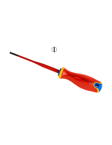 Tournevis plat 3,5x100mm isolation VDE 1000V