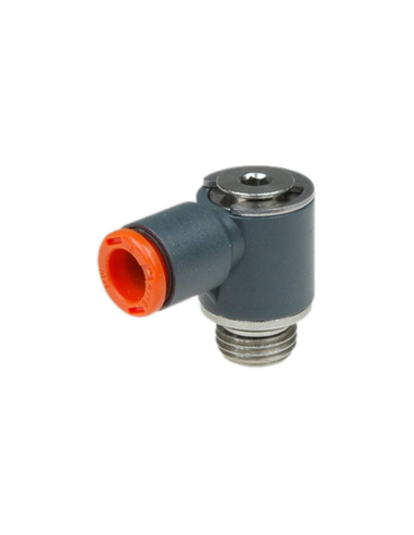 M5 swivel fitting tube diameter 6mm technopolymer - Metal Work