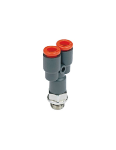 Y male fitting 1/2 tube diameter 12mm technopolymer - Metal Work | ADAJUSA