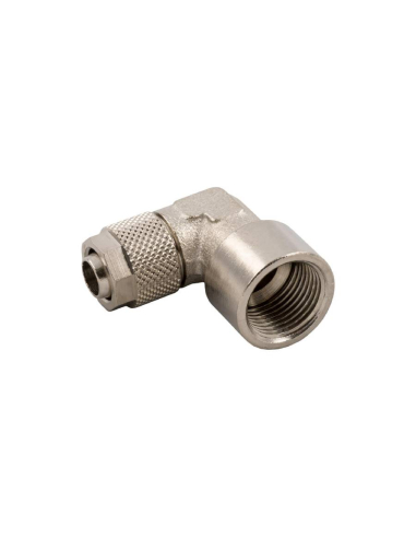Raccord coudé femelle 1/8 tube 8/6 Série 1000 - Aignep