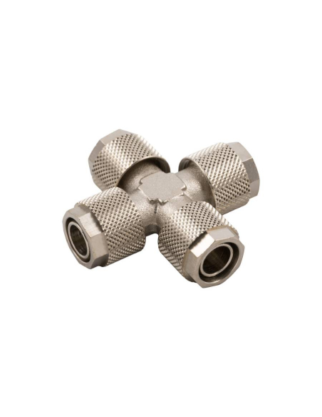 Intermediate cross fitting tube 10/8 Series 1000 - Aignep | ADAJUSA