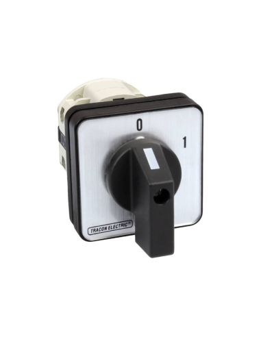 Cam switch 4 poles 20A ON-OFF black handle (90º)