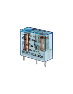 Relais miniature 1 contact 24Vdc 12A 40.51.9.024 FINDER ADAJUSA | prix
