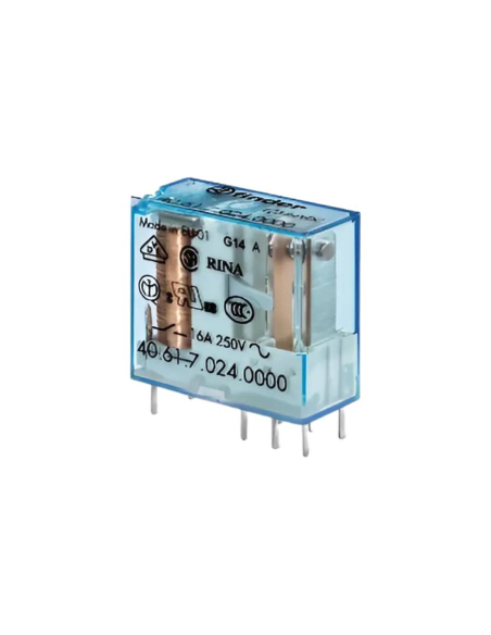 Relais miniature 1 contact 12Vdc 16A 40.61.7.012 FINDER ADAJUSA | prix