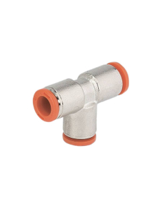 Intermediate T fitting for 6mm tube instantaneous - Metal Work | ADAJUSA