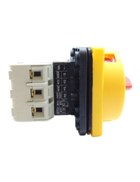 3 pole 32A ON-OFF yellow-red Switch disconnector TSS-32/3| ADAJUSA | price