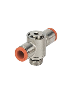 Double swivel fitting 1/4 tube diameter 6mm - Metal Work | ADAJUSA