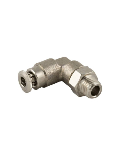 Male conical adjustable elbow fitting M8X1.25 tube 4mm for lubrication and greasing Series 58000 High pressure - Aignep | ADAJUS