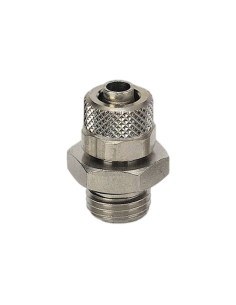 Straight male fitting M5 tube 6/4 Series C - Metal Work | ADAJUSA