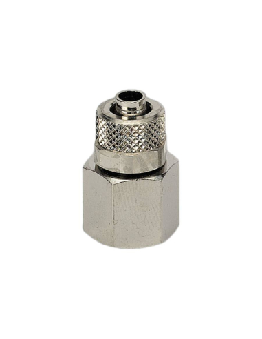 Female straight fitting threaded 1/4 tube 8/6 Series C - Metal Work