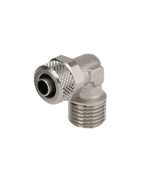 Male conical elbow fitting 1/8 tube 8/6 C Series - Metal Work