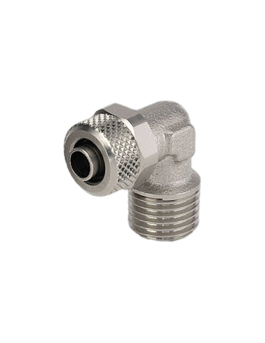 Male conical elbow fitting 1/2 tube 10/8 Series C - Metal Work