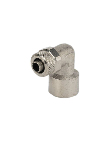 Female elbow fitting 1/4 tube 8/6 Series C - Metal Work
