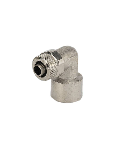 Female elbow fitting 1/4 tube 8/6 Series C - Metal Work