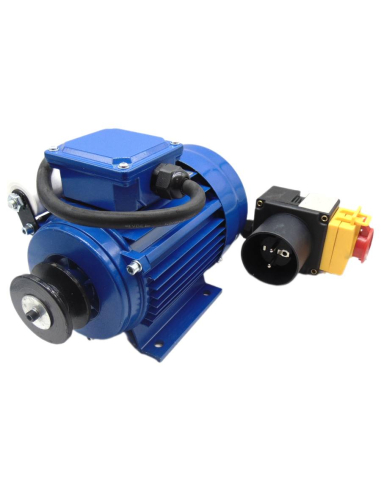 Single-phase concrete mixer motor 0.75 HP 0.55...