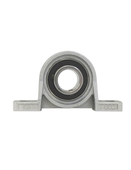Self-aligning foot support in aluminum with steel bearing UP002 ISB shaft diameter 15mm ADAJUSA