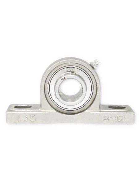 Support de pied auto-alignant avec roulement INOX UP007 INOX ISB diamètre d'arbre 35mm ADAJUSA