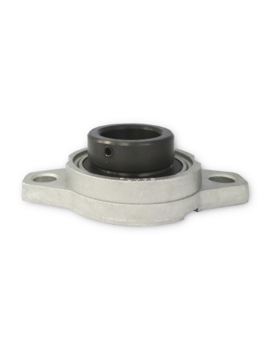 Support ovale en aluminium avec roulement excentrique en acier arbre 30mm UFL006 - ISB