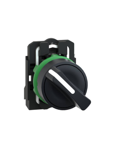 Selector 2 positions 1 open contact (NO) Harmony XB5 - SCHNEIDER