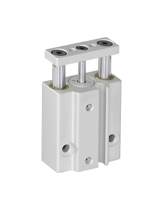 Double guide pneumatic cylinder 6x5mm double acting compatible SMC - Mindman | ADAJUSA | price