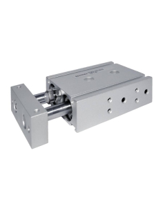 Compact pneumatic cylinder 25x80mm double acting parallel rods CG02 Series - Aignep | ADAJUSA | price
