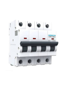 DC 4 pole 63A bipolar magnetothermic switch Hyundai HGD63-D4P063C | ADAJUSA | price