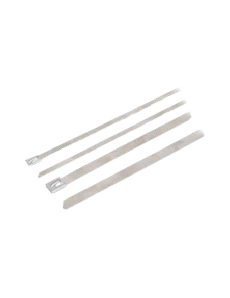 Metal cable ties 201x7.9 stainless steel - bag of 100 units