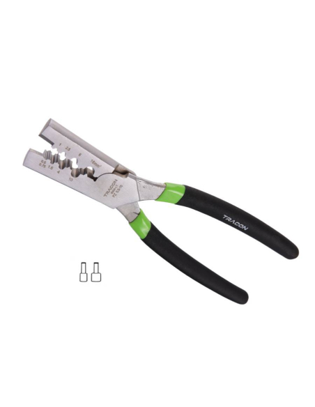 Pince à sertir pour embouts de 0,5 à 16 mm2