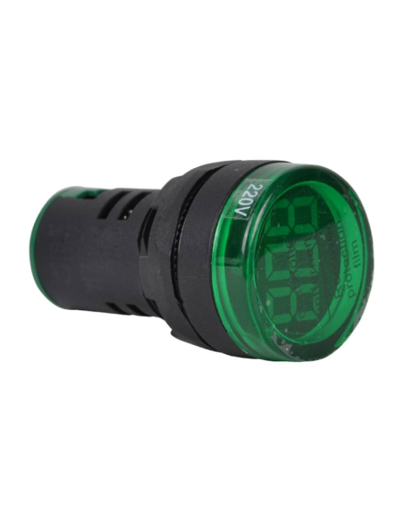 22mm red circular digital panel voltmeter AD16-22DSV | ADAJUSA | price