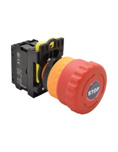 Bouton poussoir d'urgence lumineux 40 mm en plastique NYG3-ETR | ADAJUSA | prix