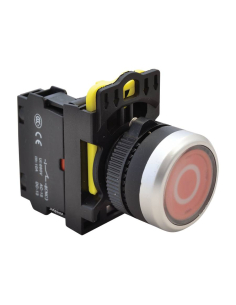 Red illuminated electric push button "O" 22mm in plastic NYG3-P2L | ADAJUSA | price