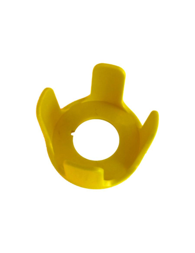 Collier de protection à bouton poussoir ouvert