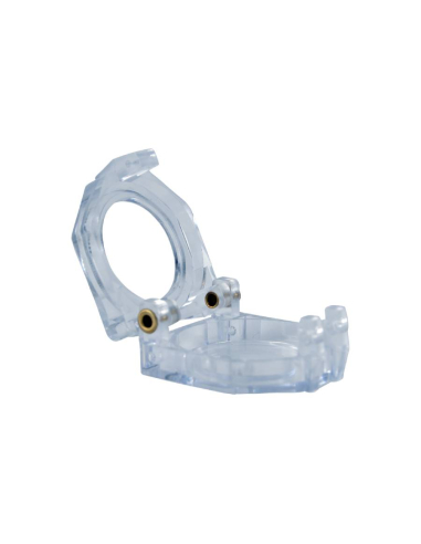 Couvercle avec couvercle pour la protection du bouton-poussoir