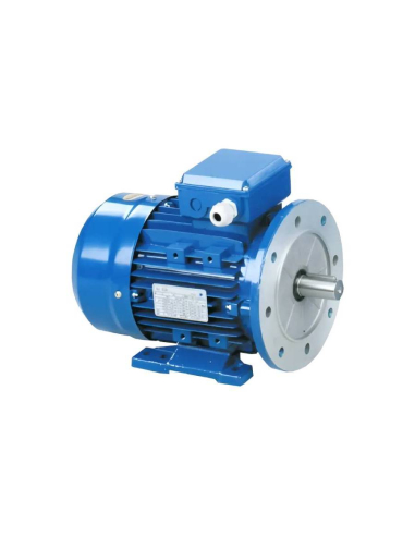 Single-phase motor 0.37Kw 0.5CV 230V 1500 rpm half starting torque, B35 flange