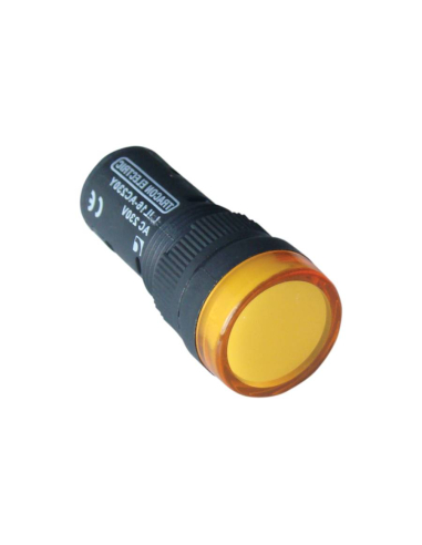 Pilote multi-lumière jaune 230 V 16mm