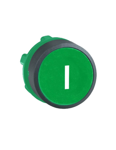 Bouton poussoir vert (inscription "I") Harmony XB5 - SCHNEIDER