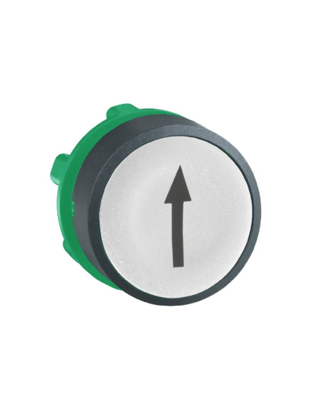 SCHNEIDER XB5 flush push button head white with arrow | ADAJUSA : price