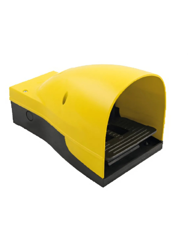 Pédale pneumatique 1/4 5/2 monostable avec mécanisme de protection et de sécurité - Aignep
