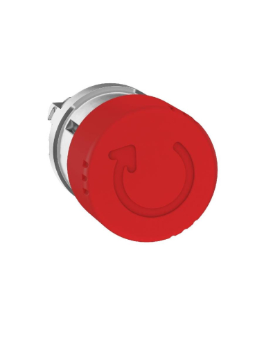Tête d'arrêt d'urgence diamètre 30 (pousser-tourner) Harmony XB4 - SCHNEIDER