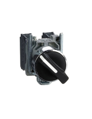 Metal 2-position selector 1NO + 1NC Harmony XB4 - SCHNEIDER