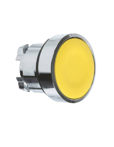Harmony XB4 yellow metal push button head - SCHNEIDER