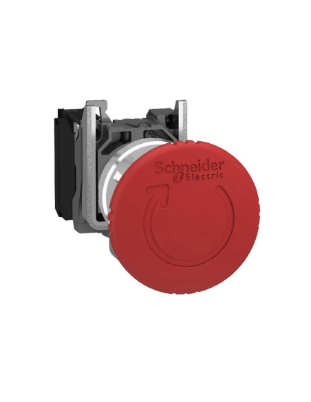 Bouton d'arrêt coup de poing 1NC diamètre 40 métallique XB4 SCHNEIDER | ADAJUSA | prix