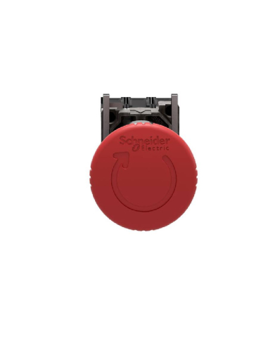 Bouton d'arrêt coup de poing diamètre 40 métallique 2NC+1NO XB4 SCHNEIDER | ADAJUSA | prix