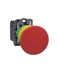 Bouton d'arrêt d'urgence rouge champignon Ø40 push-pull XB5 SCHNEIDER | ADAJUSA : prix