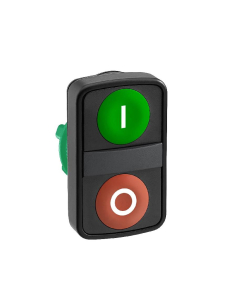 Bouton poussoir double vert-rouge XB5 SCHNEIDER | ADAJUSA | prix