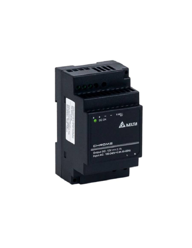 Source d'alimentation 12Vdc 2.1A 25W Rail DIN - Delta