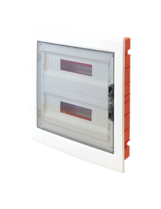 Boîtier tableau de distribution encastré 36 éléments (18x2) Tracon | Adajusa prix