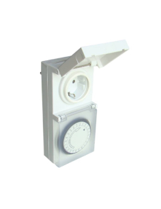 Programmateur journalier analogique avec prise schuko IP44 TKO-DN| ADAJUSA | prix